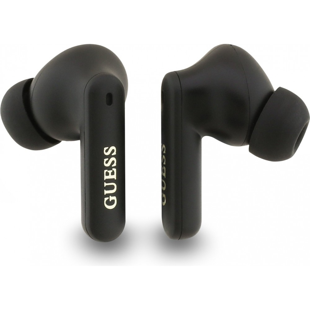 &Eacute;couteurs Bluetooth Guess PU 4G Script Logo ENC TWS assistant vocal et autonomie 16h - Rose