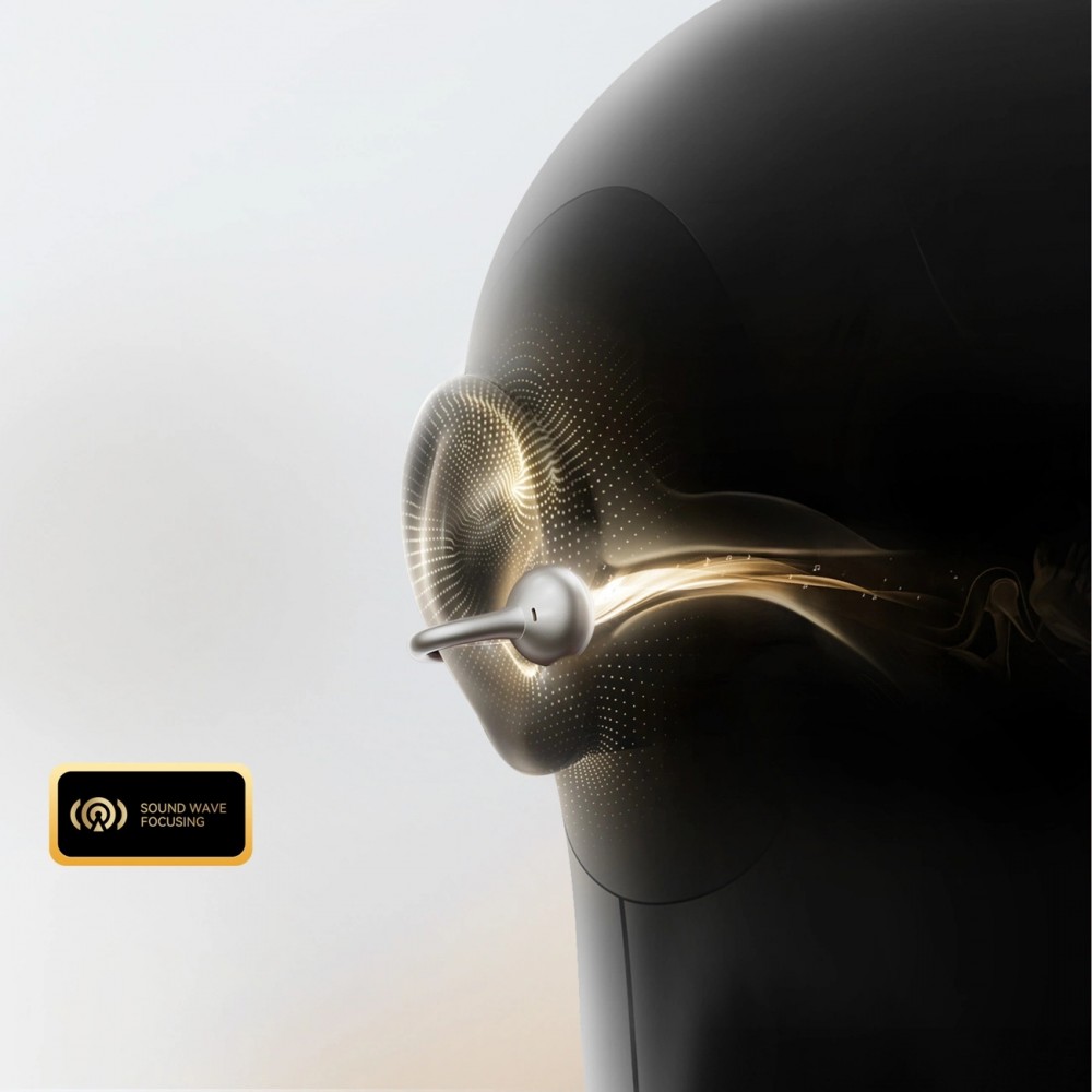 Bluetooth Kopfhörer JOYROOM JR-OE3 Open-Ear True BT 5.4 mit intelligentem Steuerung - Silber