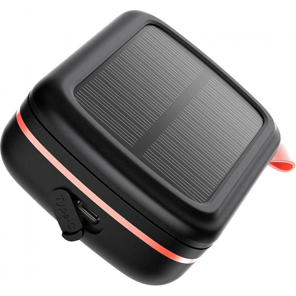 Écouteurs Bluetooth TWS étanches avec panneau solaire et batterie externe 2500mAh BH-T05 - Noir