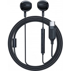 Écouteurs intra-auriculaires Acefast L2 avec connecteur USB-C microphone et télécommande 1.2 m - Noir