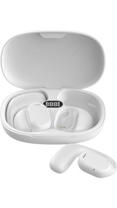 &Eacute;couteurs sans fil NEEXXT X27 conduction d&rsquo;air ou sport TWS/OWS maintien stable et confortable - Blanc