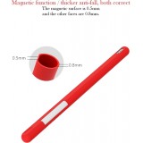&Eacute;tui silicone souple pour Apple Pencil 2e g&eacute;n&eacute;ration avec support protection compl&egrave;te - Bleu - Apple Pencil