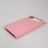 Fourre iPhone Air - Premium Flip cuir lisse porte-cartes - Rose clair