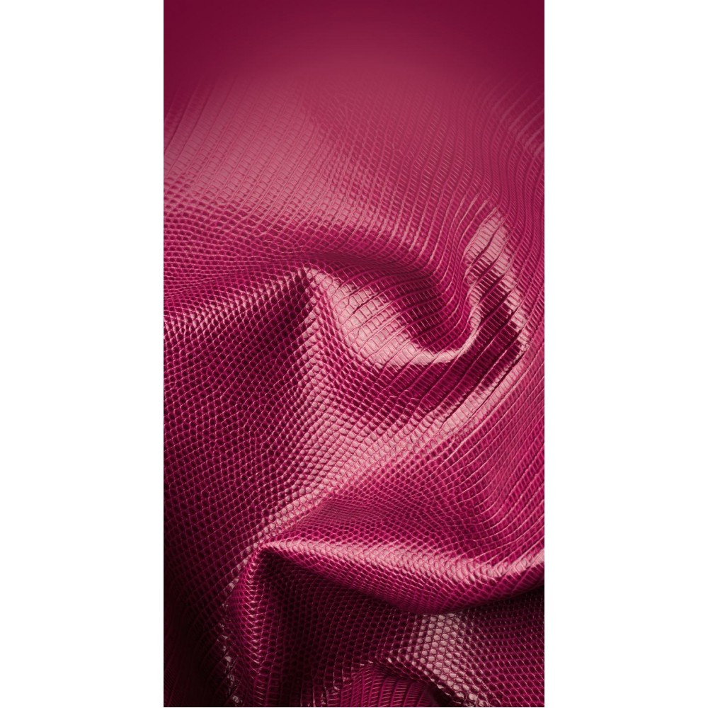 Fourre iPhone 17 - Flip Croco Qialino cuir véritable - Rose