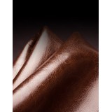 Fourre iPhone 17 - Flip Qialino cuir véritable avec fermeture magnétique - Noir