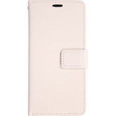 Hülle iPhone 17 - Premium Flip Leder Tasche - Weiss
