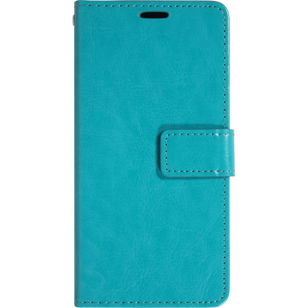 Hülle iPhone 17 - Premium Flip Leder Tasche - Türkis