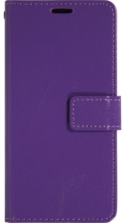 Hülle iPhone 17 - Premium Flip Leder Tasche - Violett