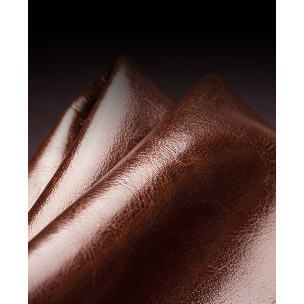 Fourre iPhone Air - Flip Qialino Classic Wallet cuir véritable - Brun clair