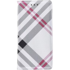 Fourre Samsung Galaxy S26+ - Flip Lines - Blanc