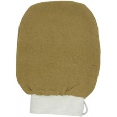 Gant exfoliant corps effet lisse et brillant gommage profond &eacute;limine peaux mortes - Brun