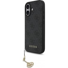 Coque iPhone 17 - Guess 4G charm protection élégante design raffiné accessoire tendance - Gris