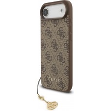Coque iPhone 17 Air - Guess 4G charm protection élégante design raffiné accessoire tendance - Brun