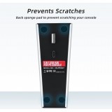 Hub USB 5 en 1 pour PS5 multiport USB 2.0 avec USB-C charge rapide et transfert de donn&eacute;es pour console PlayStation 5 - Blanc