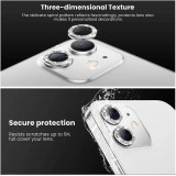 iPhone 12 Pro Max - Protecteurs lentilles caméra strass/diamants - Argent