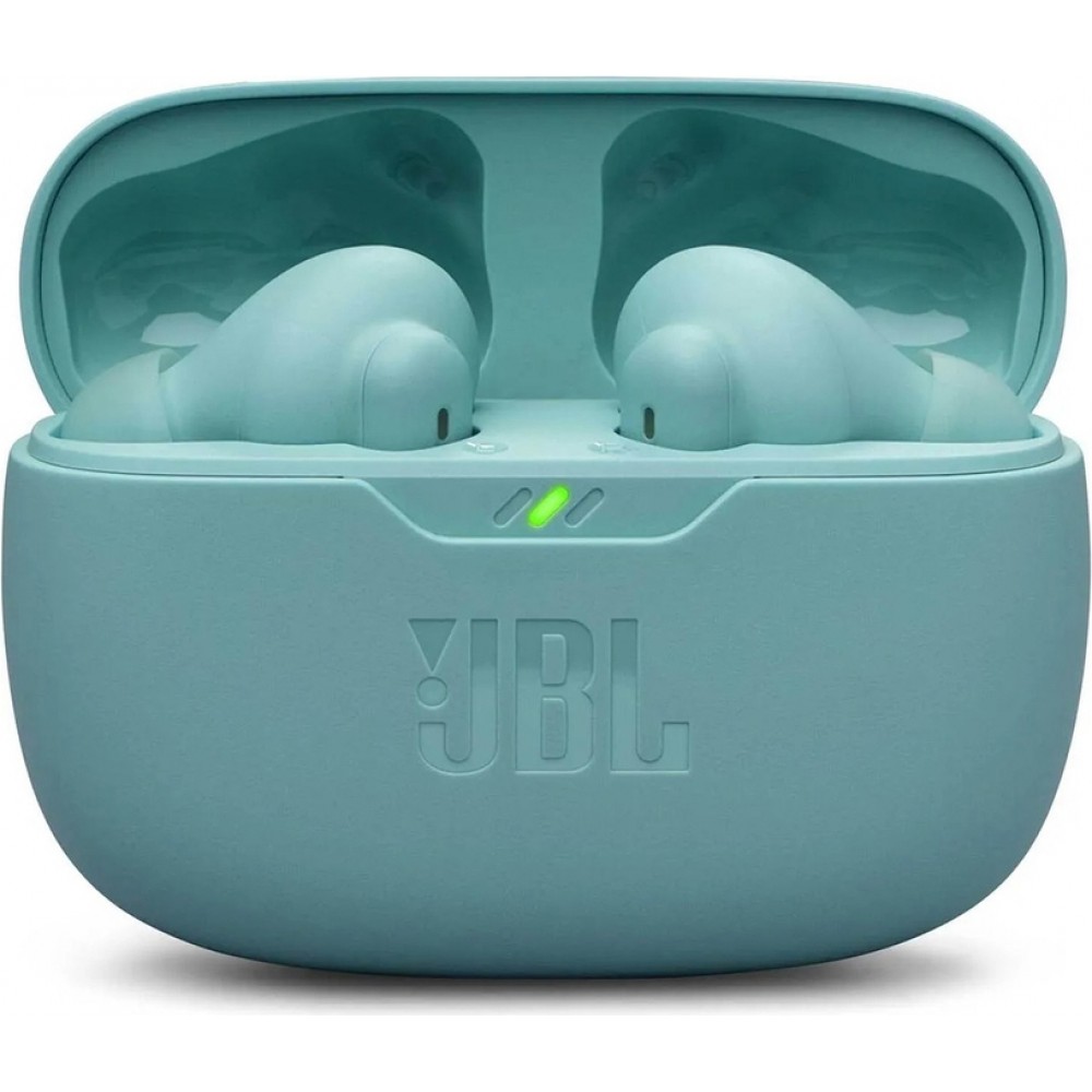 JBL Wave Beam 2 écouteurs Bluetooth TWS avec réduction de bruit active, son Pure Bass et 4 micros - Bleu
