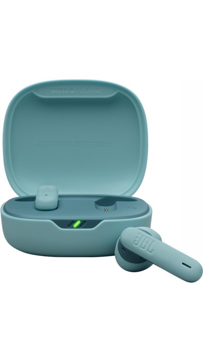 JBL Wave Flex 2 Bluetooth - 40h autonomie son Pure Bass technologie Smart Ambient et contrôle tactile - Bleu