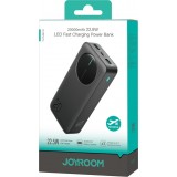 Joyroom JR-PBF14 Pro Powerbank 3 en 1 avec capacit&eacute; de 20000mAh 22.5W clean Design 2x USB-A 2.4 & 1x USB-C (In+Out) - Noir