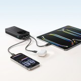 Joyroom JR-PBF14 Pro Powerbank 3 en 1 avec capacit&eacute; de 20000mAh 22.5W clean Design 2x USB-A 2.4 & 1x USB-C (In+Out) - Noir