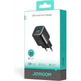 Joyroom JR-TG7 33W USB-A + USB-C chargeur mural avec c&acirc;ble Lightning 30W 1m - Noir