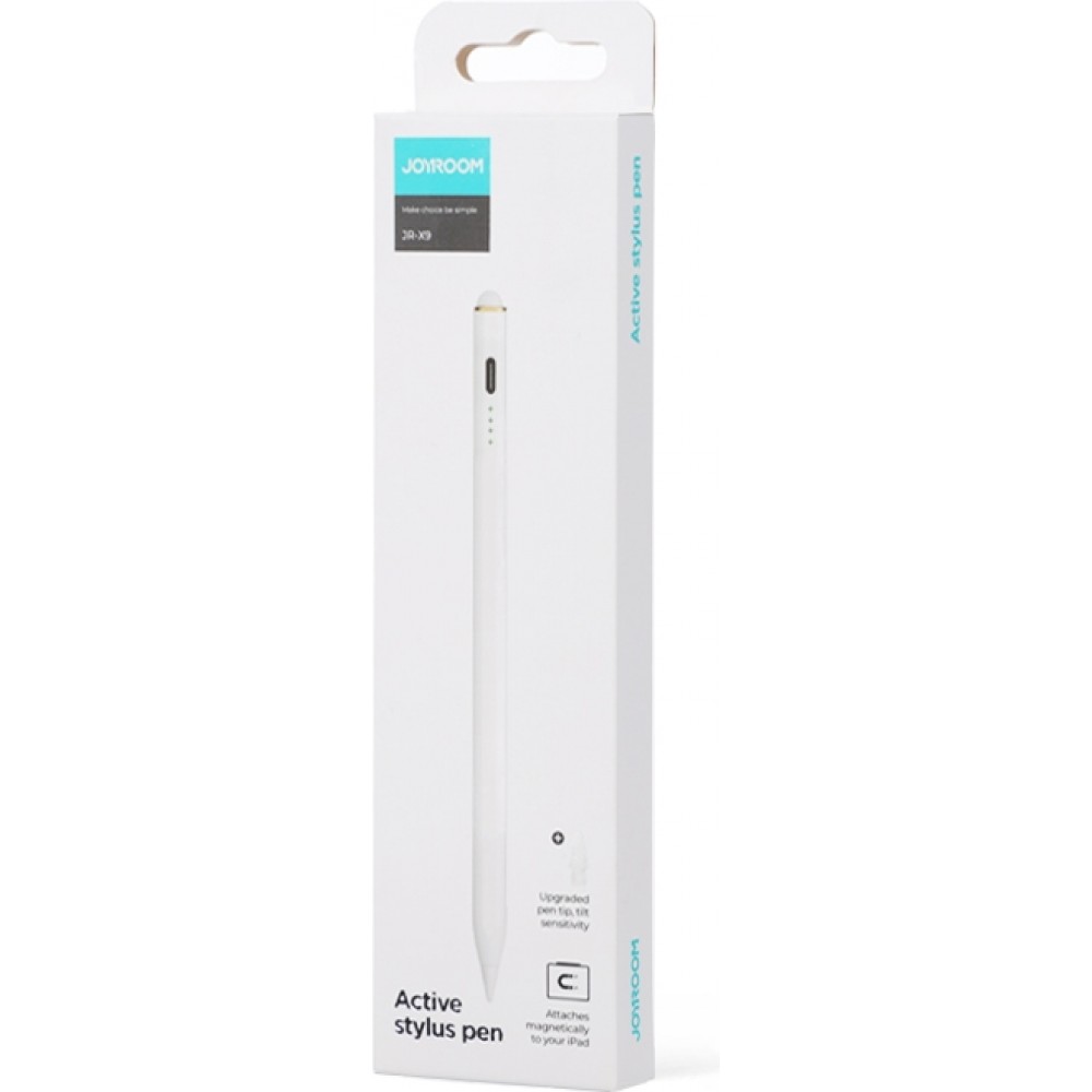 Joyroom JR-X9 Active stylus pen pour écrans tactiles accessoire précis et ergonomique - Blanc