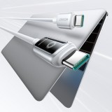 Joyroom S-A55 StarFlight Schnellladekabel USB-C zu USB-C 100 W (1.2 m) - Weiss