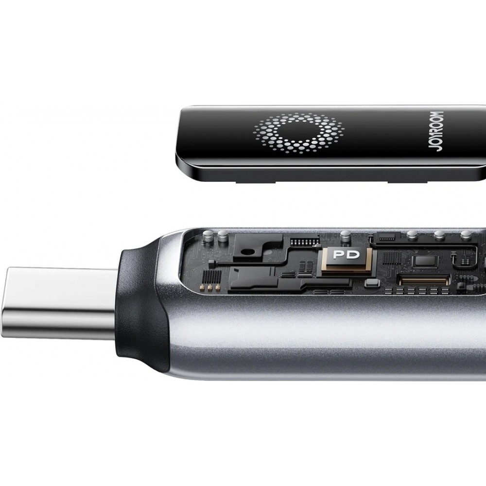 Joyroom S-A55 StarFlight Schnellladekabel USB-C zu USB-C 100 W (1.2 m) - Schwarz