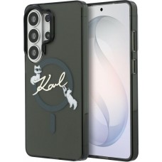 Coque Samsung Galaxy S26 Ultra - Karl Lagerfeld IML KC Script MagSafe protection &eacute;l&eacute;gante - Noir