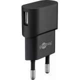 Kit chargeur Goobay 5W USB-C adaptateur secteur avec c&acirc;ble USB-C (1m) - Noir