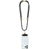 Lani&egrave;re Guess 4G pour smartphone avec c&acirc;ble USB-C int&eacute;gr&eacute; de charge rapide et charm - Noir