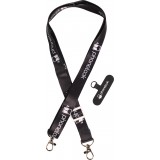 Universelle Handy-Halskette kompatibel mit allen Hüllen - Schwarz