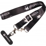 Universelle Handy-Halskette kompatibel mit allen Hüllen - Schwarz