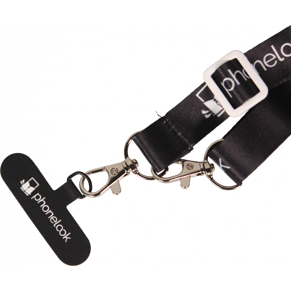 Universelle Handy-Halskette kompatibel mit allen Hüllen - Schwarz
