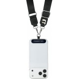 Universelle Karl Lagerfeld Schulterriemen mit stylischem Karl-Patch - Schwarz