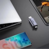 Lecteur de cartes Ugreen 2 en 1 avec USB-C / USB-A 3.0 / SD Card / TF Card design ultra-compact - Gris