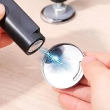 2er Set Magnetische T&uuml;rstopper ohne Bohren, klebende Sto&szlig;fest Schutzvorrichtung - Weiss