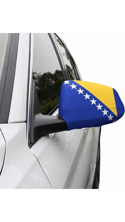 Lot de 2 housses pour rétroviseur voiture drapeau Bosnie-Herzégovine