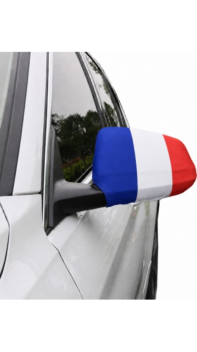 Lot de 2 housses pour rétroviseur voiture drapeau France