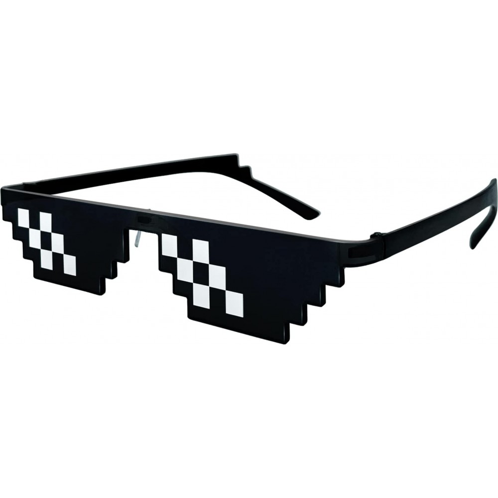 Lunettes de soleil Thug Life style urbain accessoire tendance pour soir&eacute;es et festivals - Noir