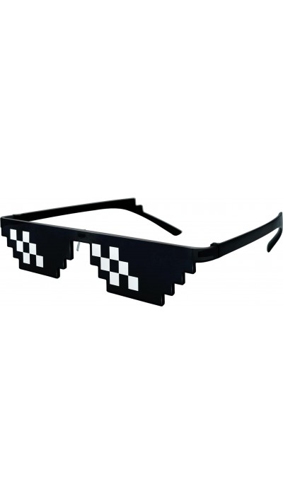 Lunettes de soleil Thug Life style urbain accessoire tendance pour soirées et festivals - Noir