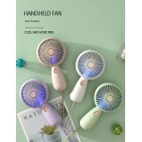 Mini ventilateur personnel rechargeable compact portable pour voyages intérieur extérieur - Violet