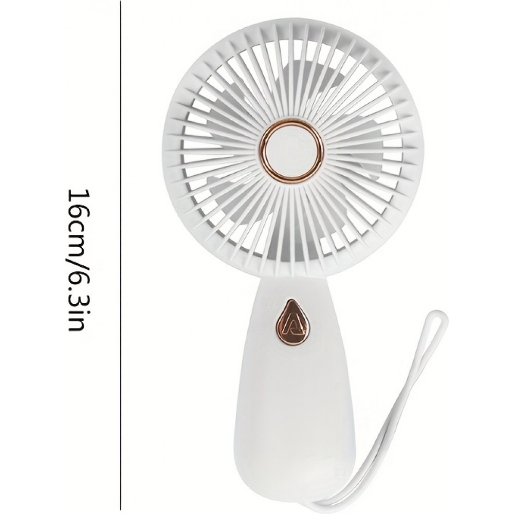Mini ventilateur personnel rechargeable compact portable pour voyages intérieur extérieur - Violet