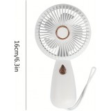 Mini ventilateur personnel rechargeable compact portable pour voyages intérieur extérieur - Violet