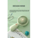 Mini ventilateur personnel rechargeable compact portable pour voyages intérieur extérieur - Violet