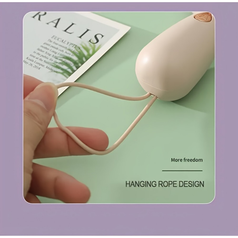 Mini ventilateur personnel rechargeable compact portable pour voyages intérieur extérieur - Violet