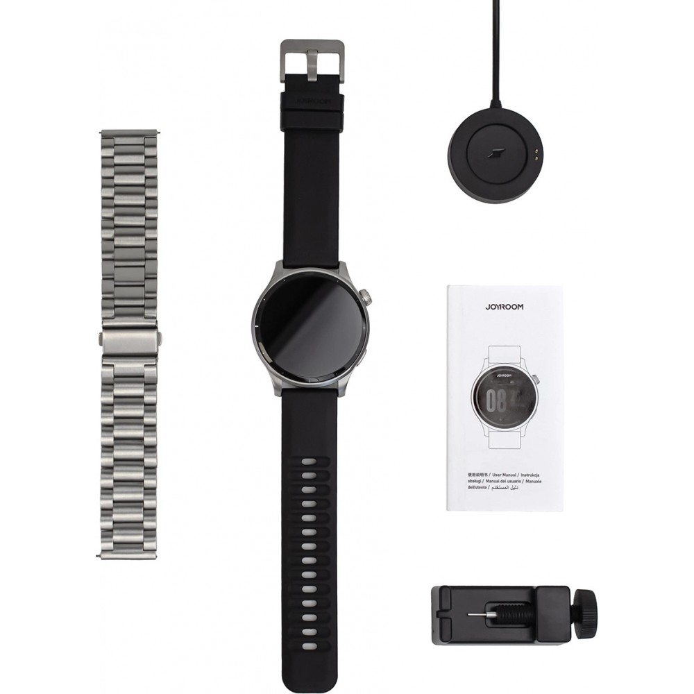 Montre connectée Smartwatch Joyroom Venture Series JR-FV1 avec fonction de réponse aux appels - Noir