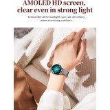Montre connect&eacute;e unisexe I232 avec &eacute;cran AMOLED HD 1,32" suivi du sommeil et de l'activit&eacute; &eacute;tanche IP68 - Or
