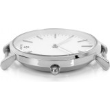 Edelwatch Uhr 32 mm (Ladies) Silver Zifferblatt Weiss (Batterie nicht enthalten) - Blau / Weiss / Rosa