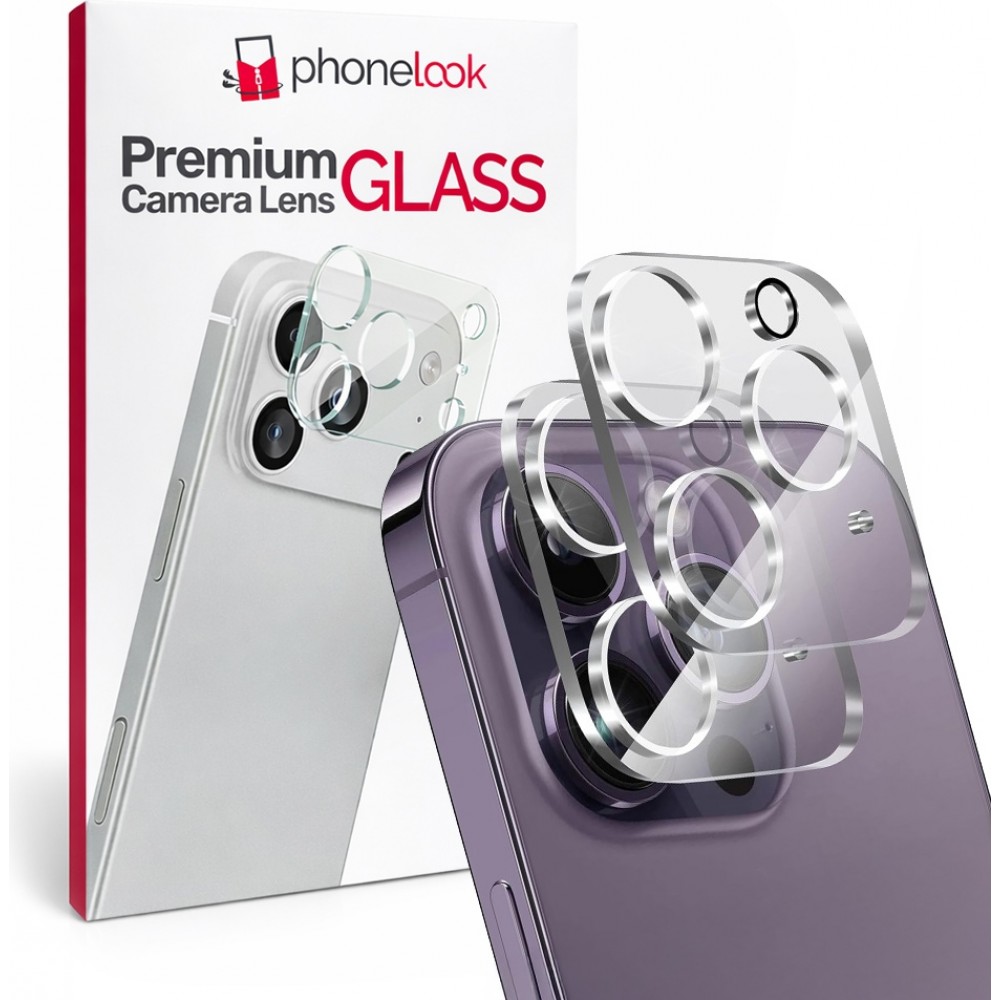 Pack de 2 vitres de protection caméra - Transparent - iPhone 16 Pro