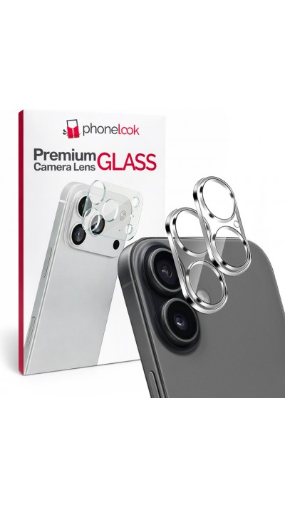 Pack de 2 vitres de protection caméra - Transparent - iPhone 16